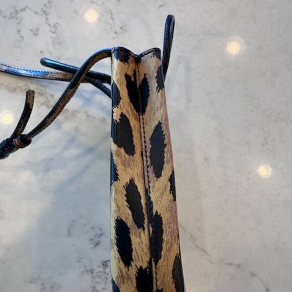 Balenciaga small canvas leopard cross body bag - Picture 5 of 6